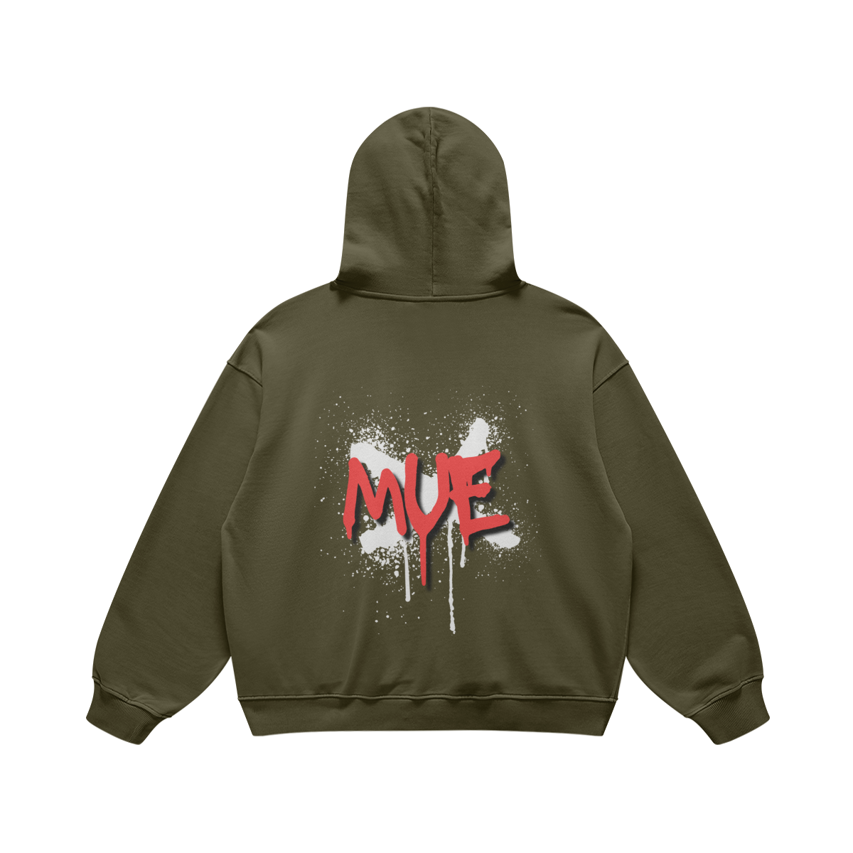 MUE HOODIE - OLIVE GREEN